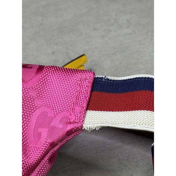 Gucci Childrens Pink Off The Grid GG Logo Belt Bag Fanny Pack - Picture 6 of 16